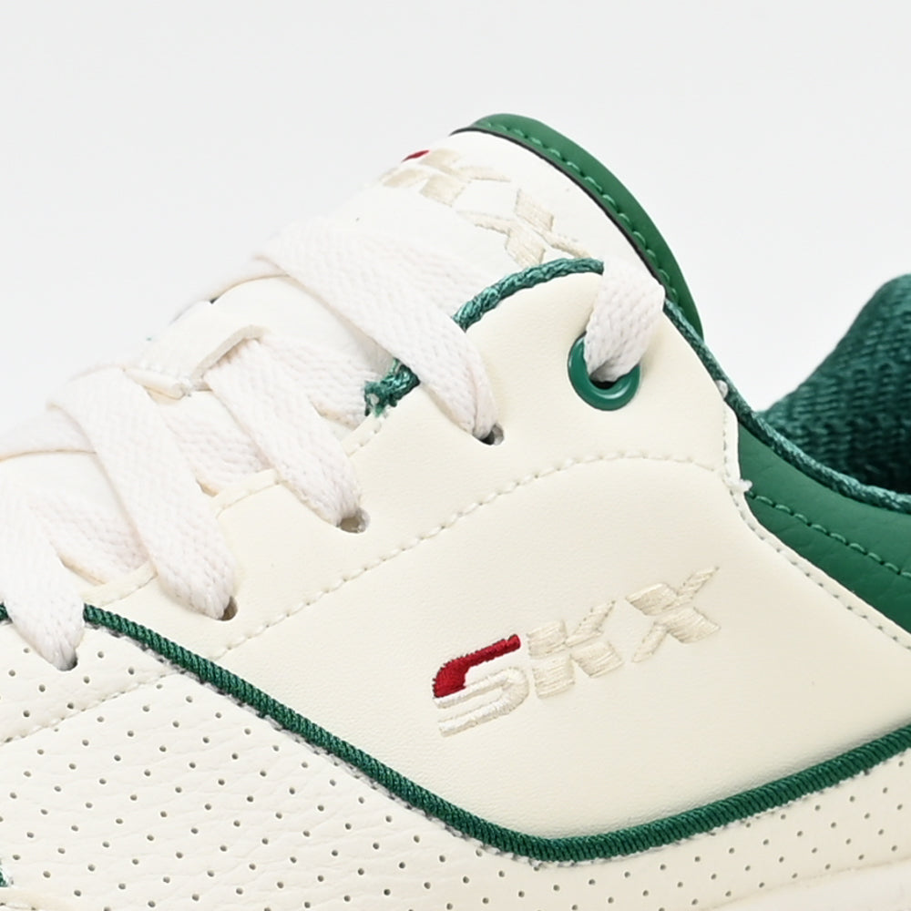 Skechers Sport Court 92 – Ottoman Sneakers Blanc/Vert