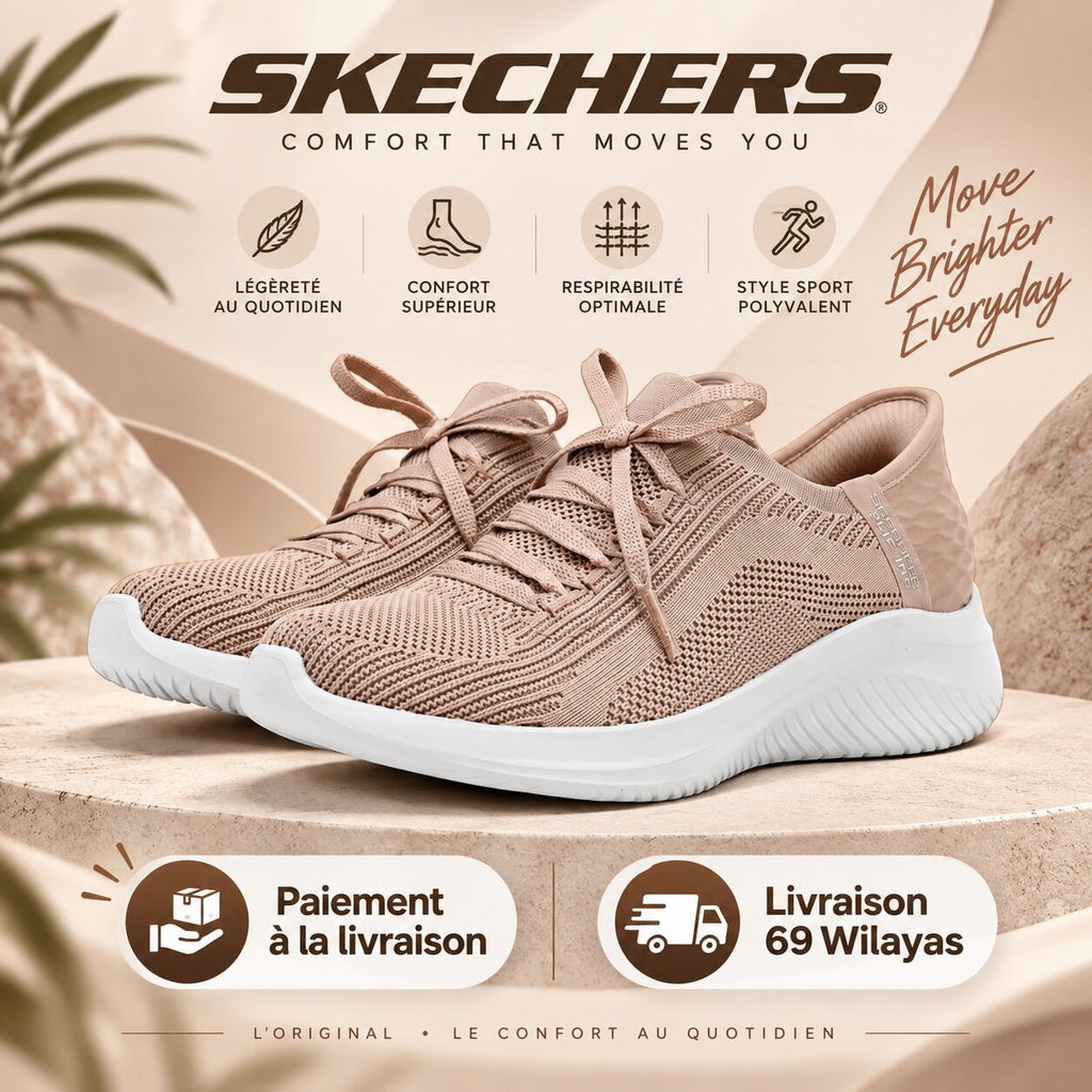 Skechers Ultra Flex 3.0 – Brilliant Path Slip-ins Sneakers 149710-TAN