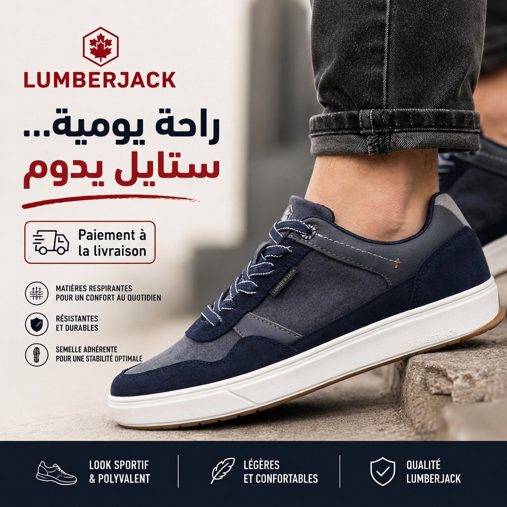 Lumberjack Marvin — basket homme style italien