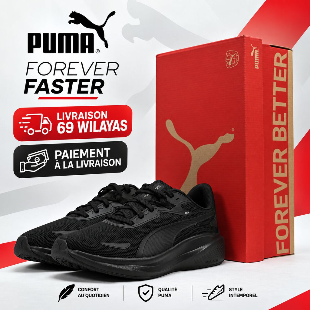 PUMA Skyrocket Lite — baskets running homme noir