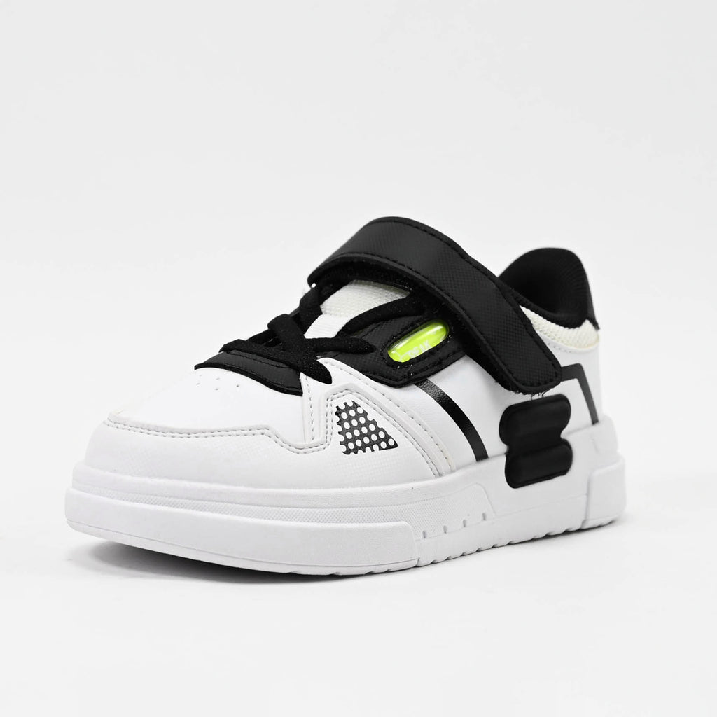 Peak Kid\'s Culture Shoes White Black EK41850B-1020