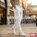 Départ — Pantalon en lin blanc pour homme