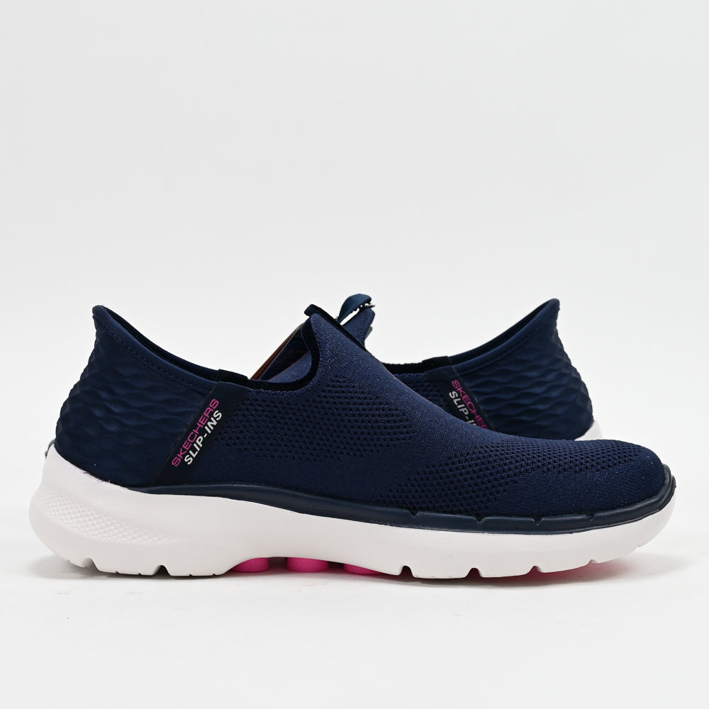 Skechers GO WALK 6 – Fabulous View Slip-ins Walking Shoes 124569-NVY