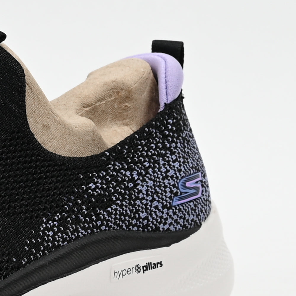 Skechers GO WALK 6 – Glimmering Walking Shoes Noir/Lavande