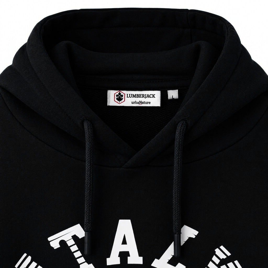 LUMBERJACK HOODIE LBJ-00204-BLK
