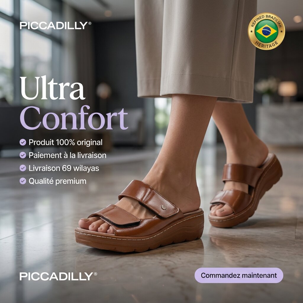 Claquettes Piccadilly Femme