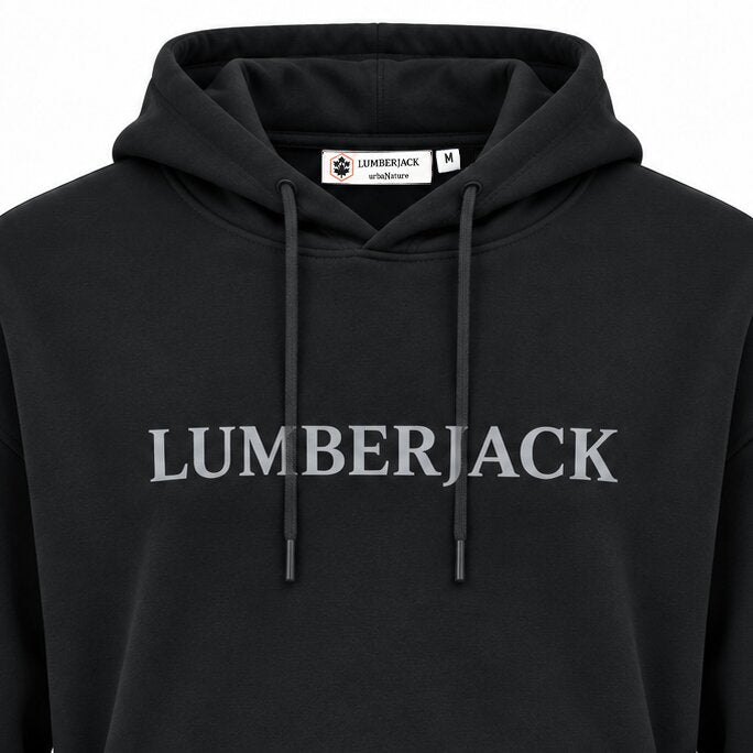 LUMBERJACK HOODIE LBJ-00202-BLK