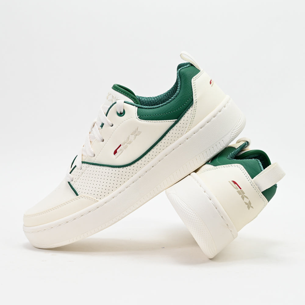 Skechers Sport Court 92 – Ottoman Sneakers Blanc/Vert