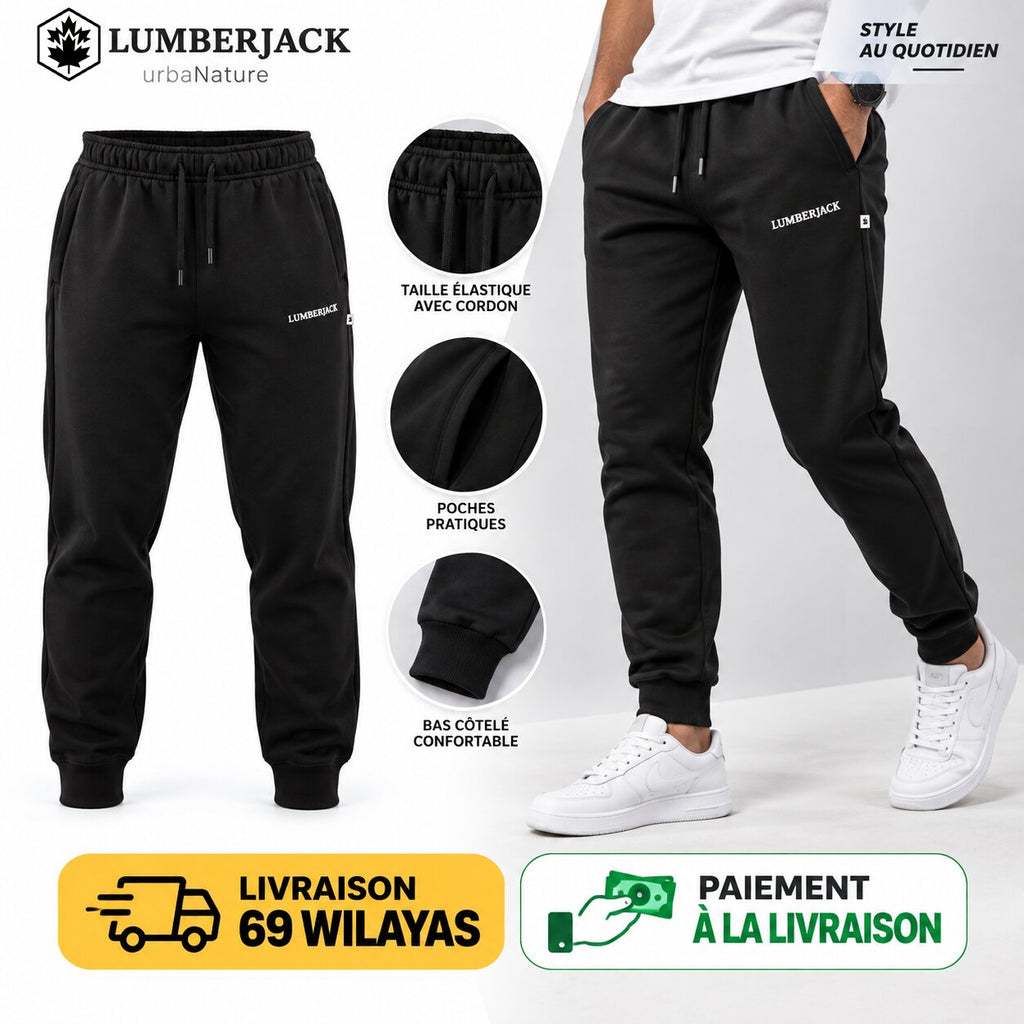 LUMBERJACK PANTALON JOGGING LBJ-00301-BLK