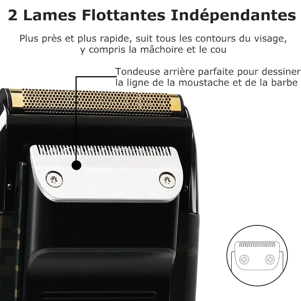 Rasoir Électrique KEMEI KM-2027 Double Lame