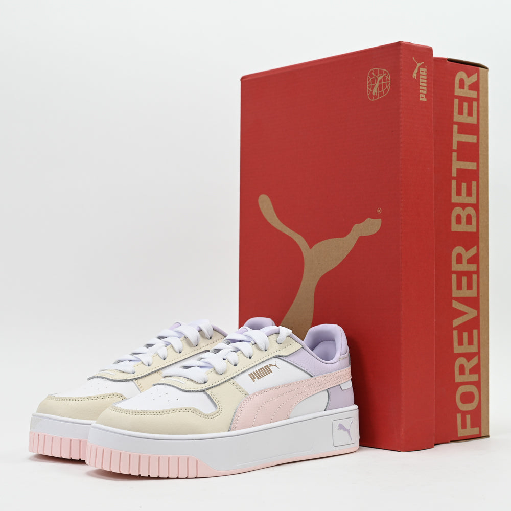 PUMA Carina Street — baskets femme blanc profil