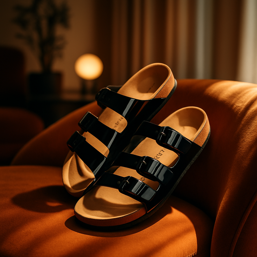 Florida — Claquettes vernies noires