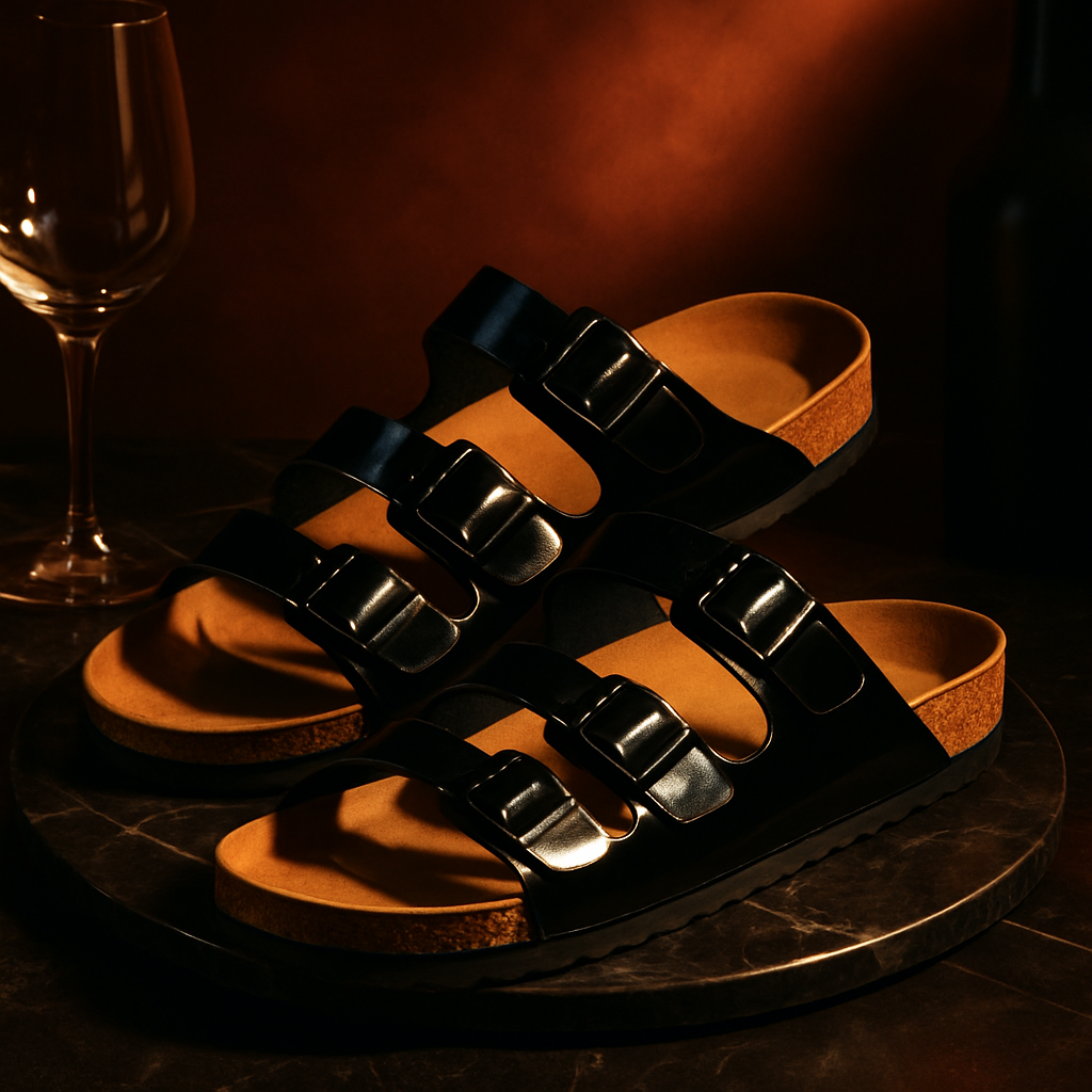 Florida — Claquettes vernies noires