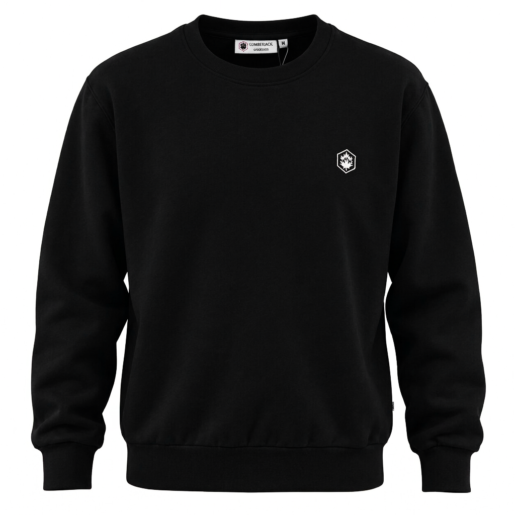 LUMBERJACK SWEAT SHIRT LBJ-00601-BLK