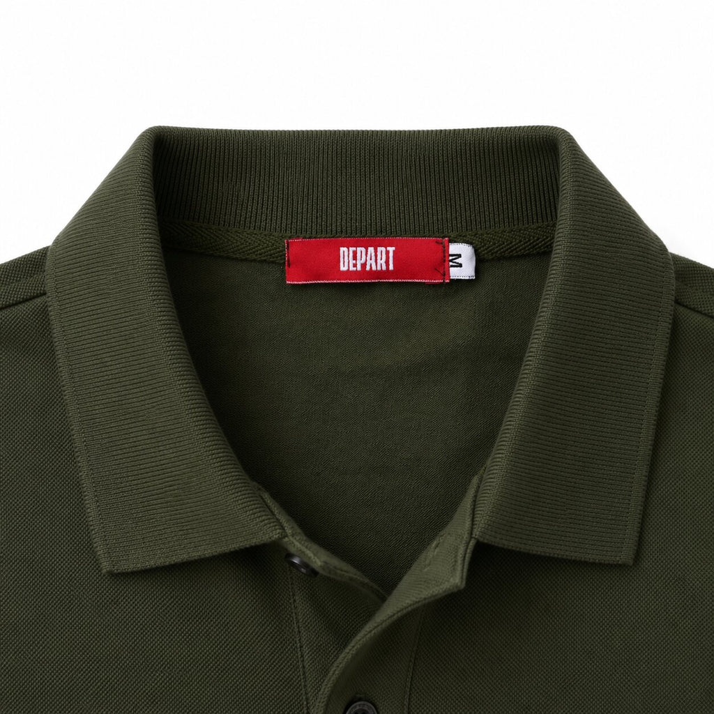 Départ T-shirt Homme Polo-Vert MP251-G23-014414