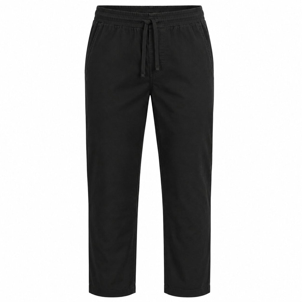 Départ Homme Pantalon en Lin Black MG191-G21-000869