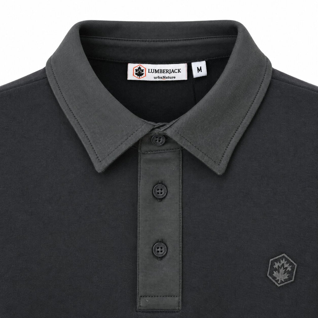 LUMBERJACK POLO LS LBJ-00507-GRY