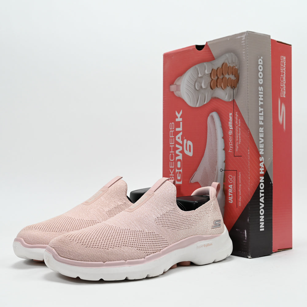 Skechers GO WALK 6 – Glimmering Walking Shoes Rose