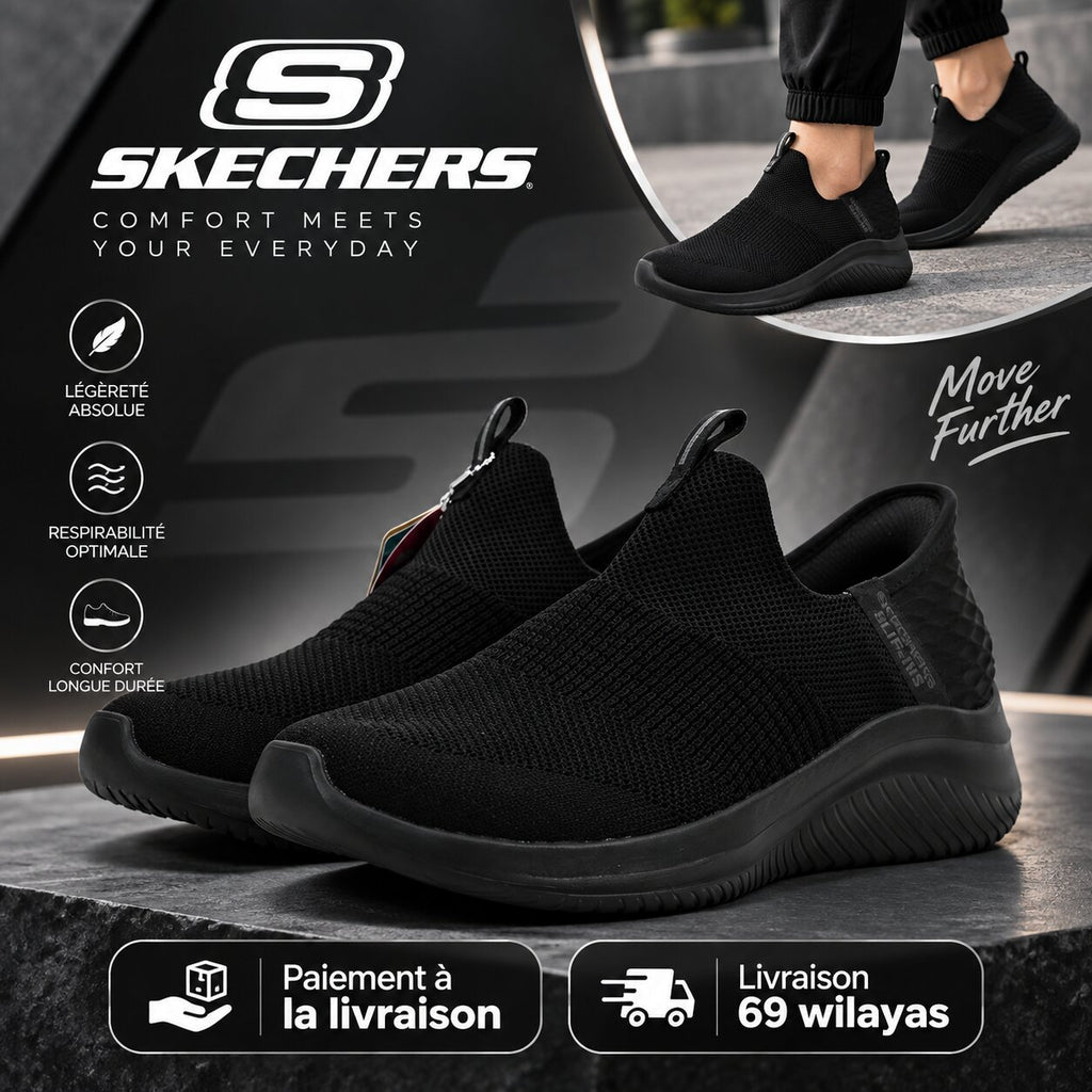 Skechers Ultra Flex 3.0 – Cozy Streak Slip-ins Sneakers 149708-BBK
