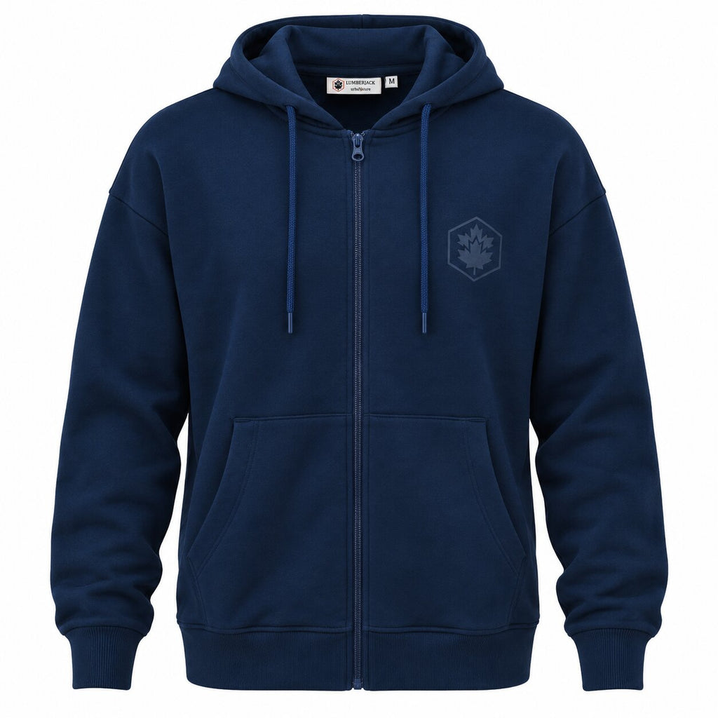LUMBERJACK ZIP HOODIE LBJ-00201-BLU