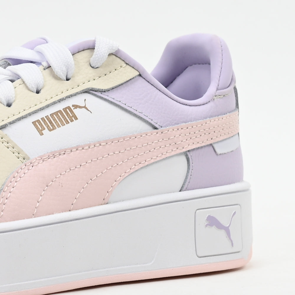PUMA Carina Street — baskets femme blanc vue dessus
