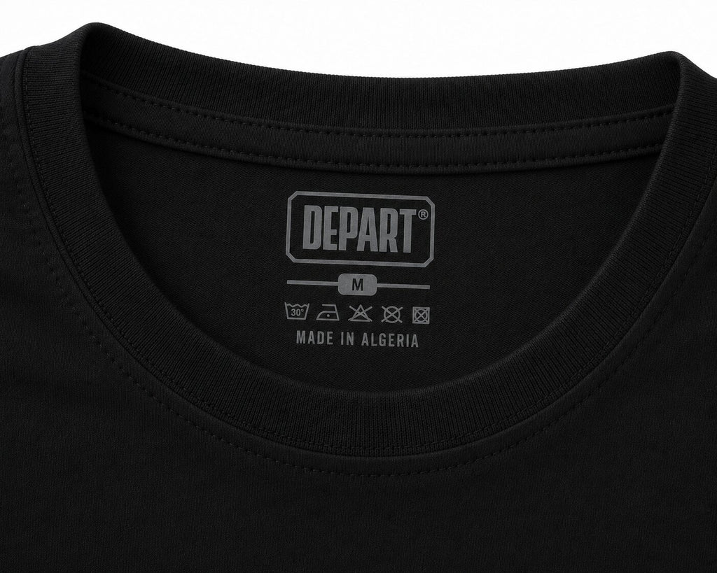 Départ Homme T-shirt Oversize Black MT319-G23-014066