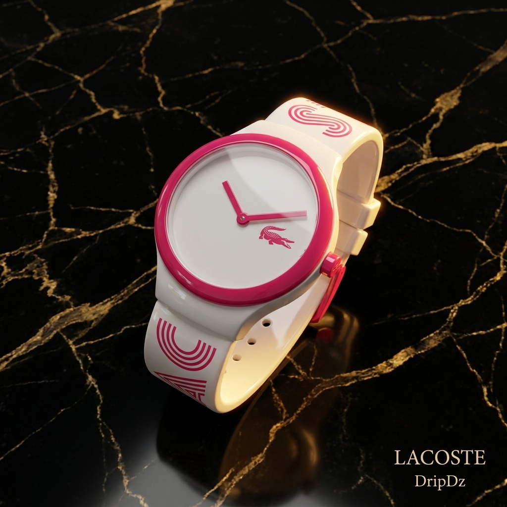 LACOSTE 2020106 blanc femme - Créa DripDz
