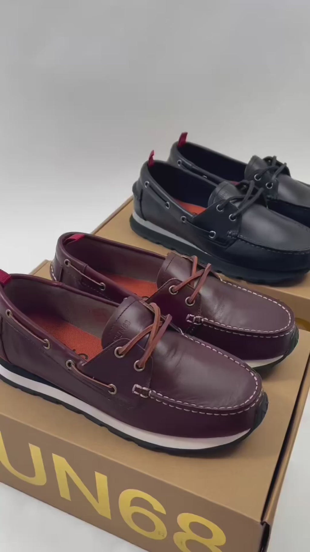 SUN68 TOM BARCA LEATHER Z36112-11