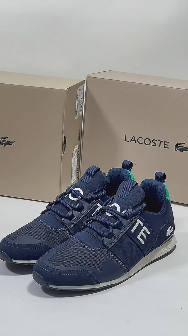 LACOSTE MANEVRA ELITE 0120 1 CMA BLK/RED TEXTILE 40CMA00041B5