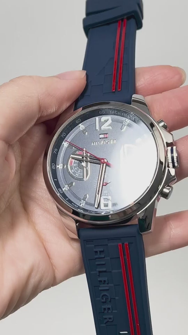 Montre Tommy Hilfiger Navy Silicone Multi-function 1710635