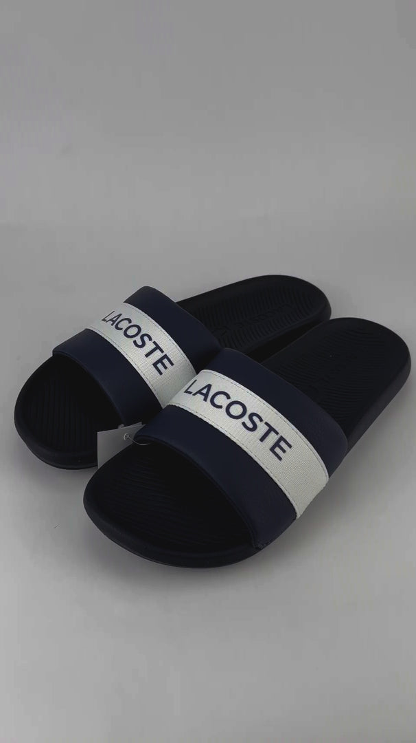 CROCO SLIDE 0721 1 CMA NVY/WHT 41CMA0007-092