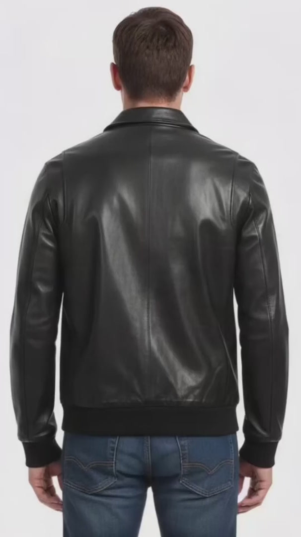 VESTE HOMME MASSIMO A-2502-BLACK