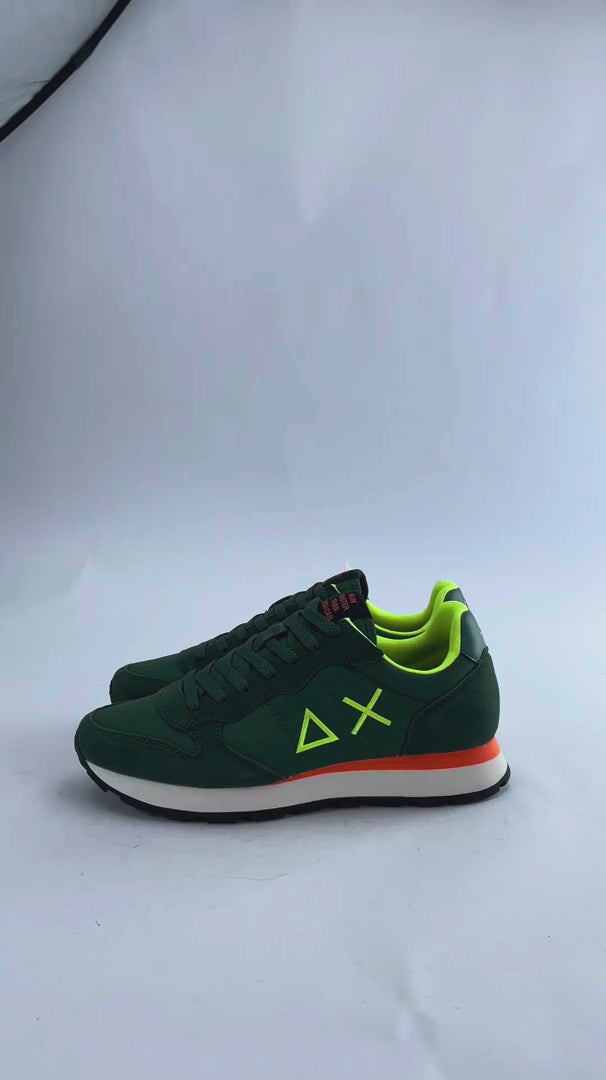 BASKET SUN68 TOM FLUO-37-VERDE SCURO Z44102-37